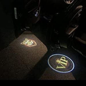 2 Universal wireless VIP car door projector logo Lights no tools needed